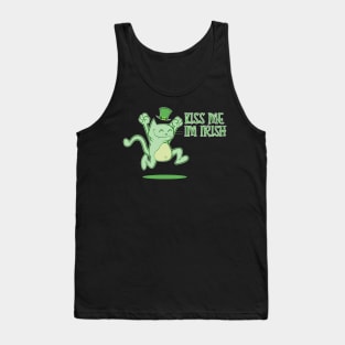 KISS ME IRISH CAT Tank Top